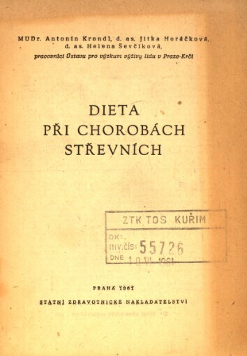 Dieta při chorobách střevních