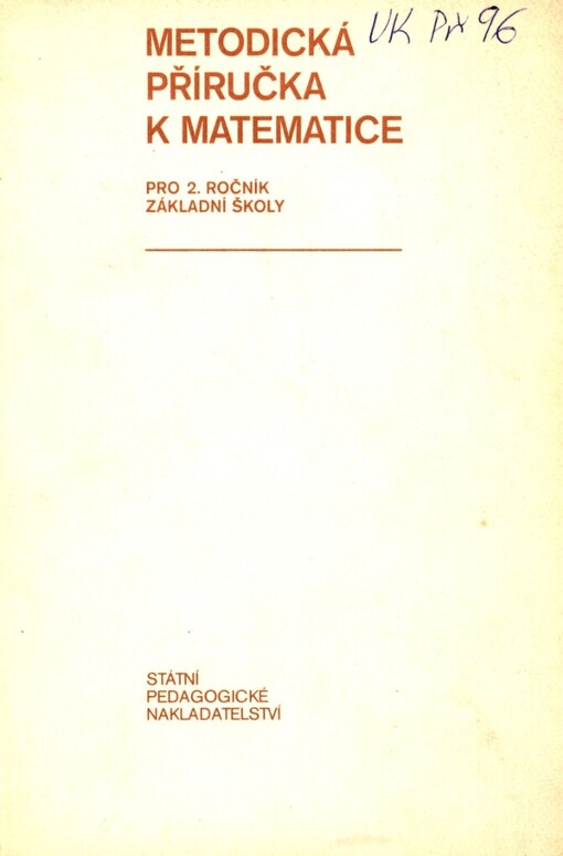 Metodická příručka k matematice pro 2. ročník základní školy