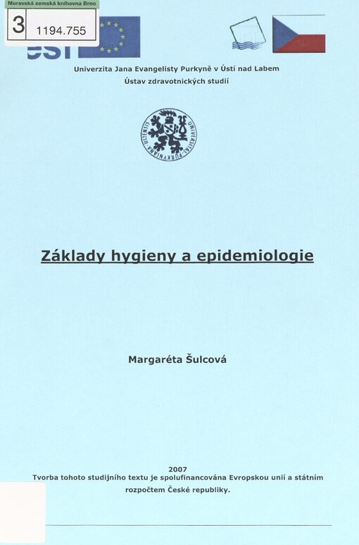 Základy hygieny a epidemiologie: modul Klinických předmětů