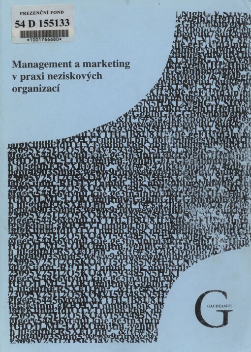 Management a marketing v praxi neziskových organizací