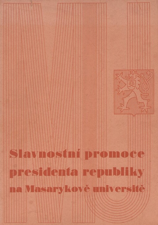 Slavnostní promoce presidenta republiky Dra Edvarda Beneše na čestného doktora filosofie Masarykovy university