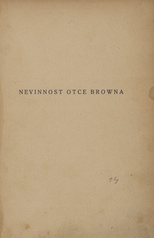 Nevinnost otce Browna