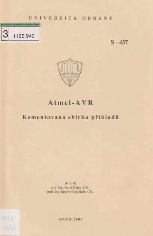 Atmel-AVR - komentovaná sbírka příkladů