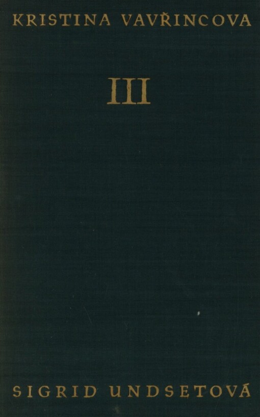 Kristina Vavřincova.III,Kříž