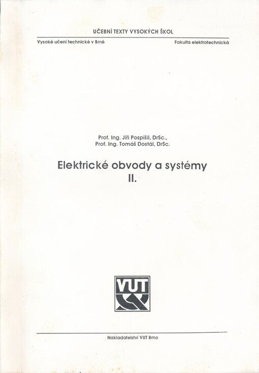 Elektrické obvody a systémy II
