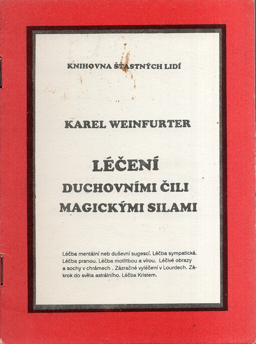 Léčení duchovními čili magickými silami