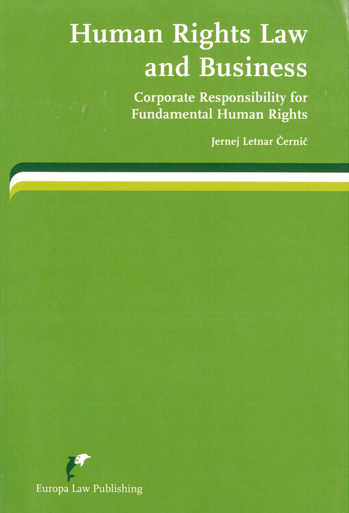 Human rights law and business : corporate responsibility for fundamental human rights