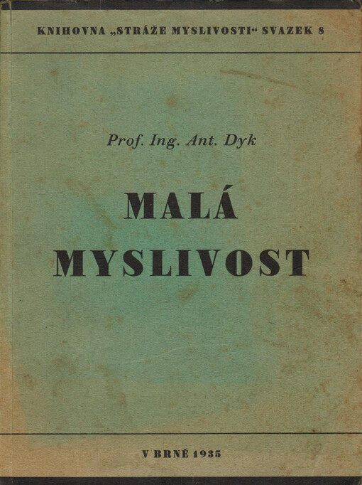 Malá myslivost