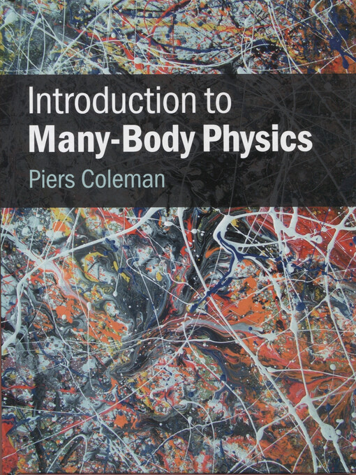 Introduction to many-body physics