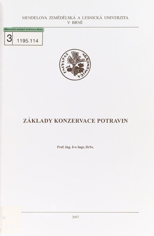 Základy konzervace potravin