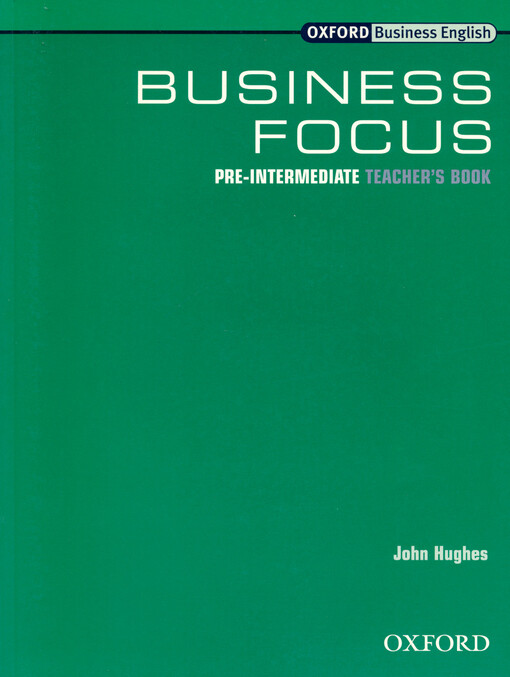 Business focus :pre-intermediate.Teacher's book
