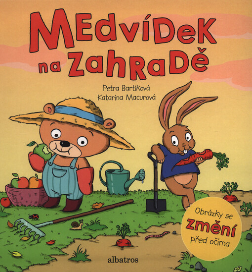 Medvídek na zahradě