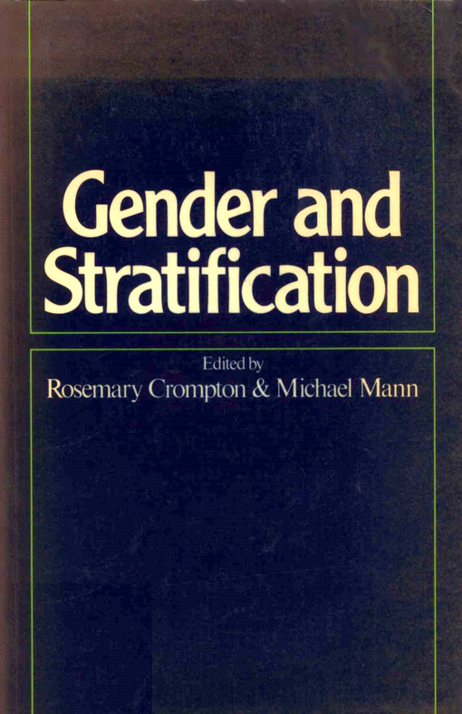 Gender and stratification