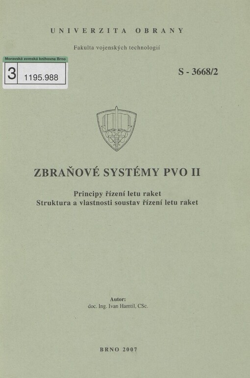 Zbraňové systémy PVO: Principy řízení letu raket