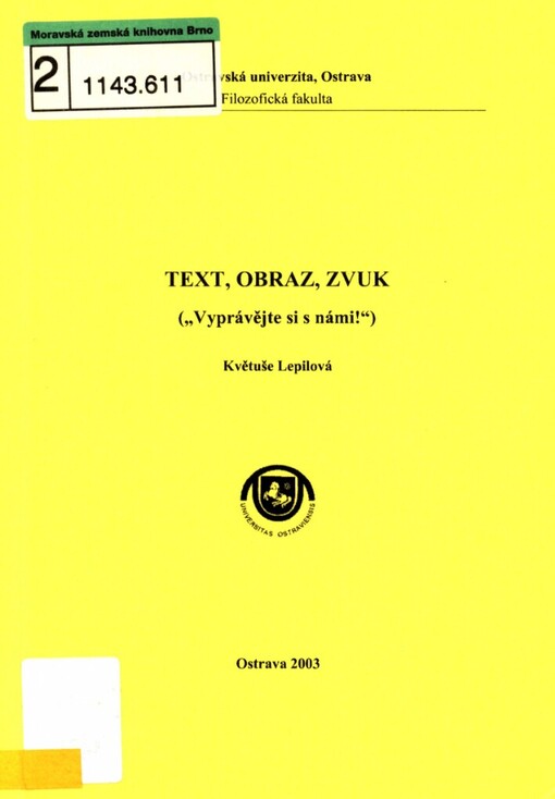 Text, obraz, zvuk: (