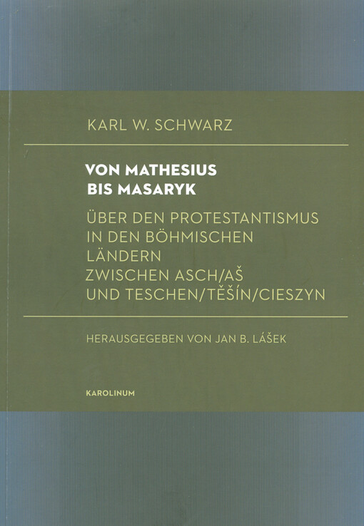 Von Mathesius bis Masaryk