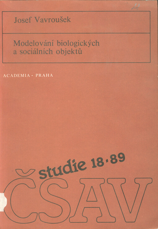 Modelování biologických a sociálních objektů : (polystrukturní a systémový přístup)