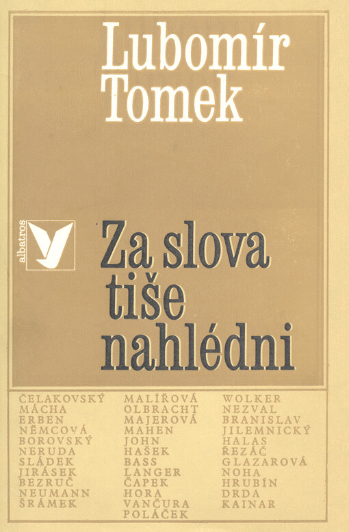 Za slova tiše nahlédni