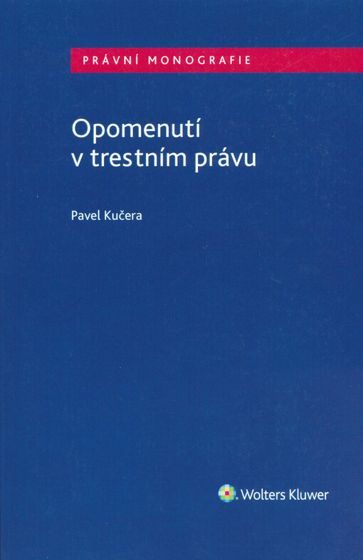 Opomenutí v trestním právu