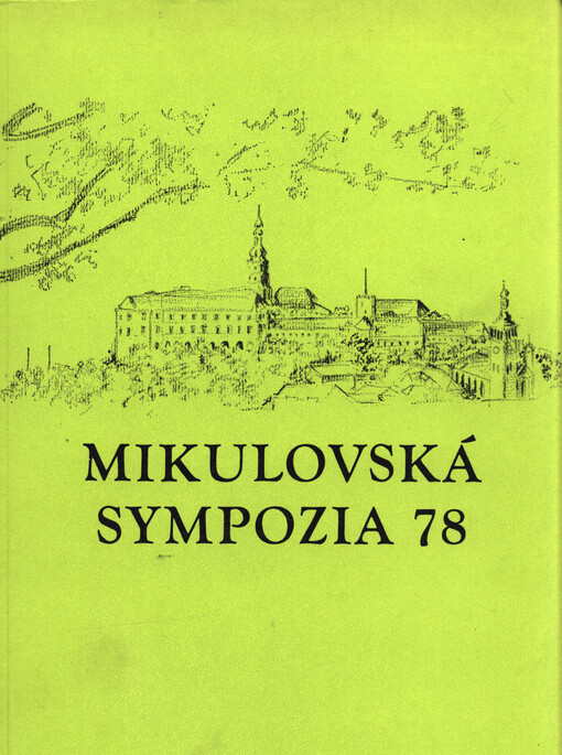 Mikulovská sympozia 78