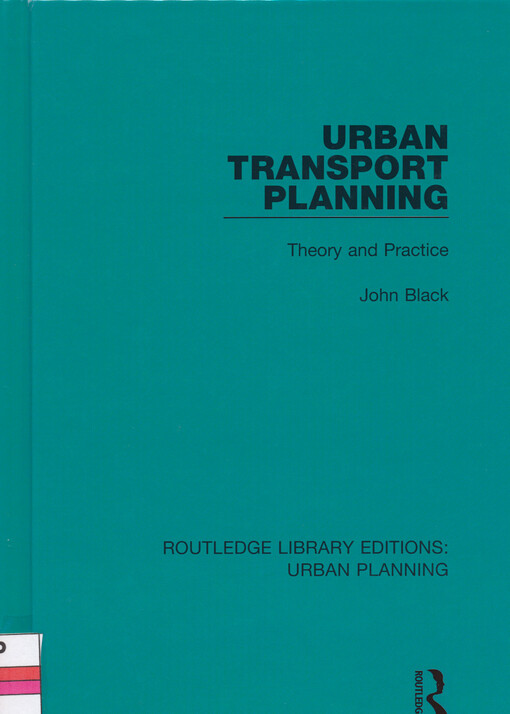 Urban transport planning : theory and practice