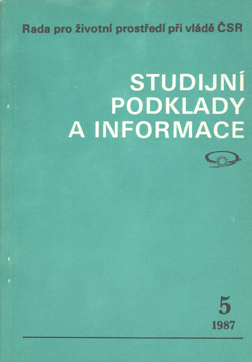 Studijní podklady a informace k péči o životní prostředí : tisíc titulů ze životního prostředí