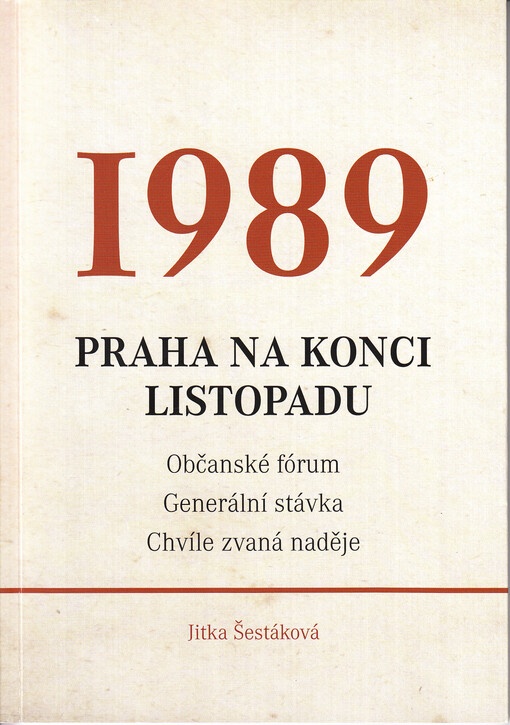 1989 - Praha na konci listopadu