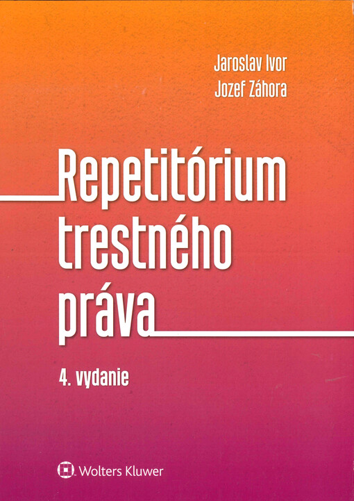 Repetitórium trestného práva