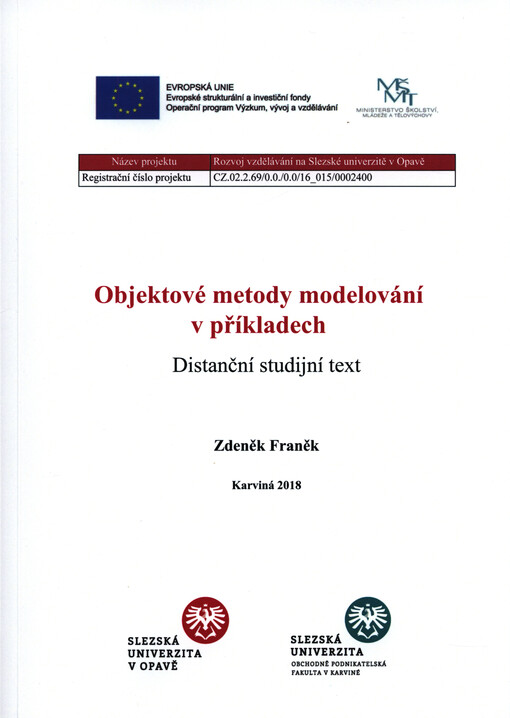 Objektové metody modelování v příkladech : distanční studijní text