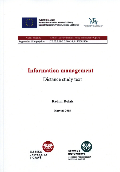 Information management : distance study text