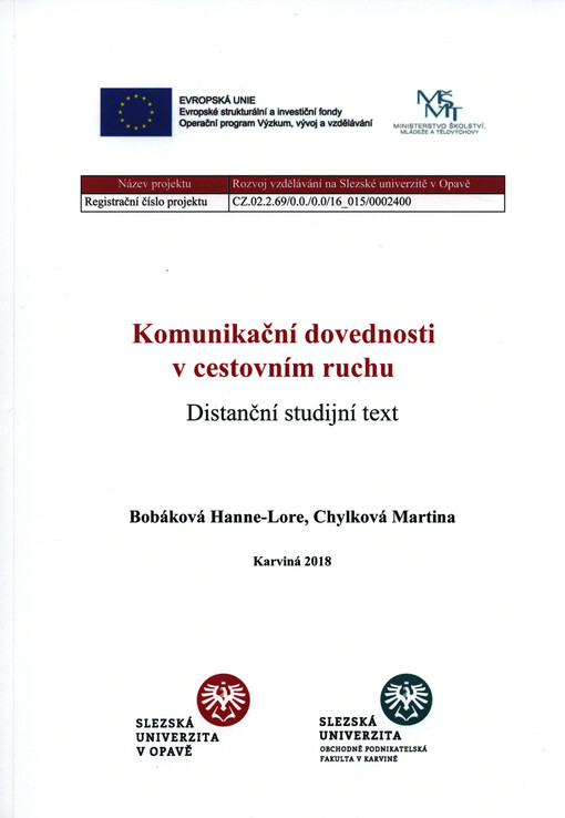 Komunikační dovednosti v cestovním ruchu : distanční studijní text