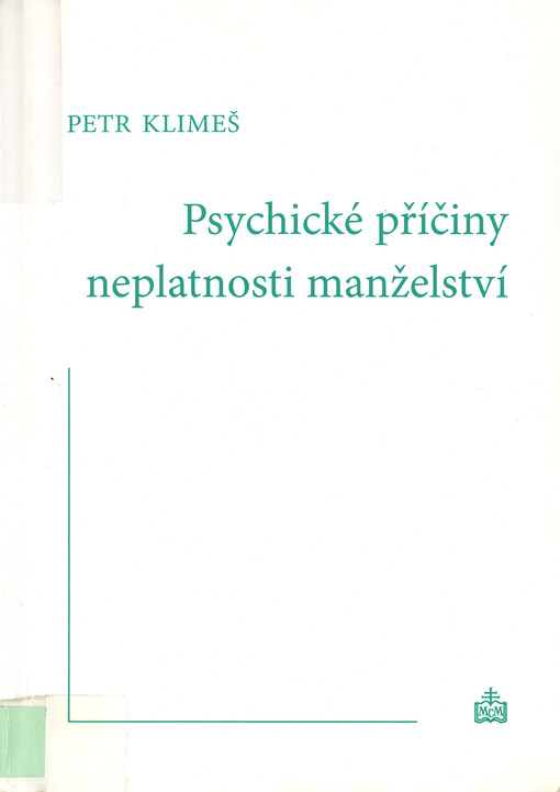 Psychické příčiny neplatnosti manželství