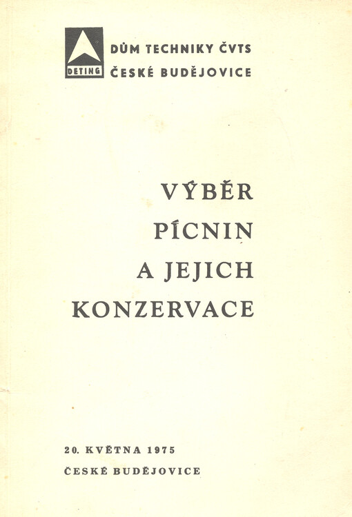 Výběr pícnin a jejich konzervace