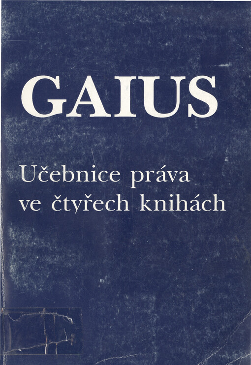 Učebnice práva ve čtyřech knihách