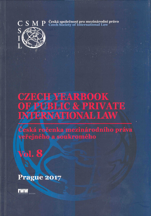 Czech yearbook of public & private international law. Vol. 8