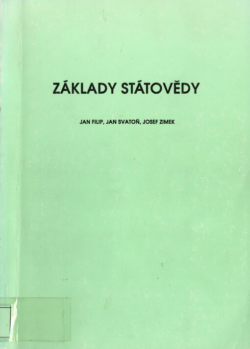 Základy státovědy