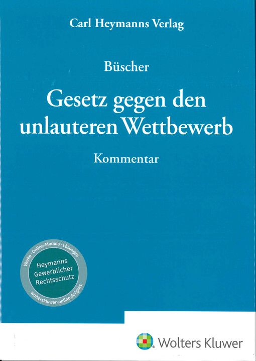 Gesetz gegen den unlauteren Wettbewerb