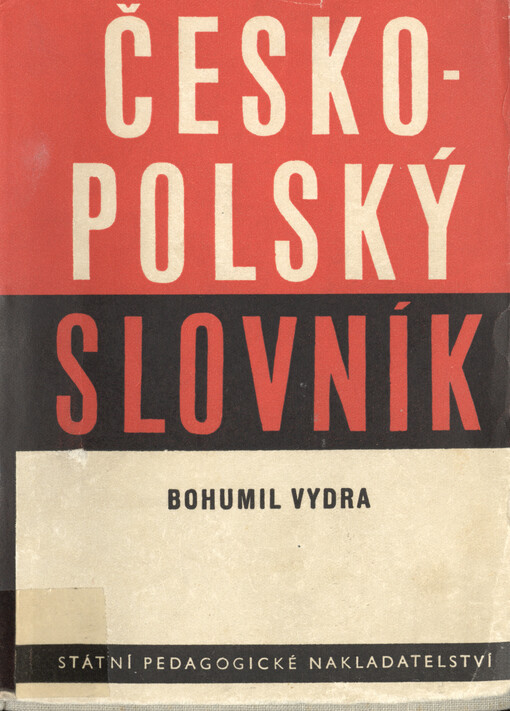 Česko-polský slovník =Słownik czesko-polski