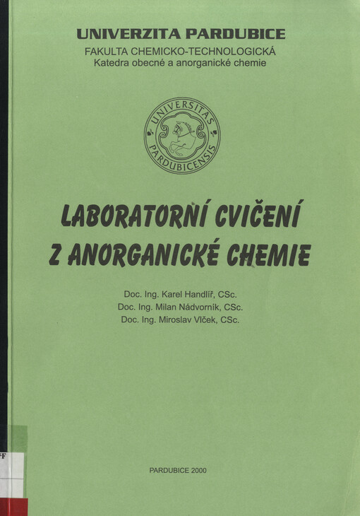 Laboratorní cvičení z anorganické chemie