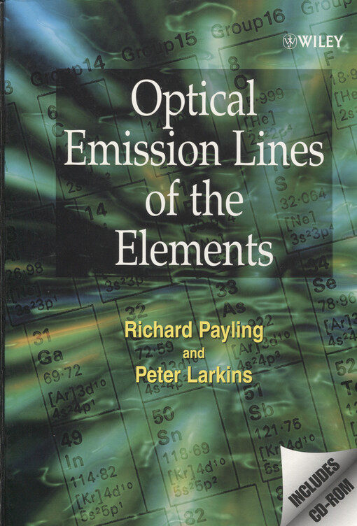 Optical emission lines of the elements