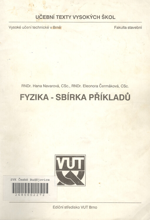 Fyzika : sbírka příkladů