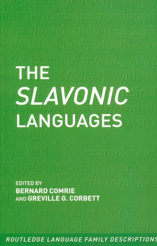 The Slavonic languages