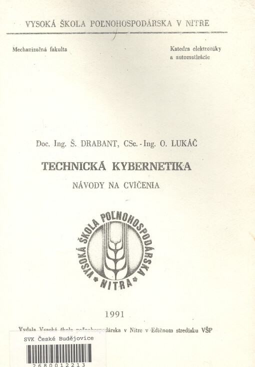 Technická kybernetika :návody na cvičenia