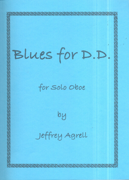Blues for D.D. : for solo oboe