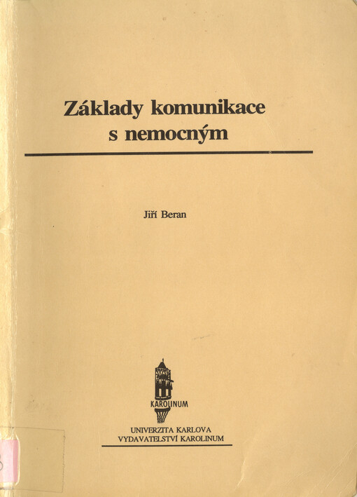 Základy komunikace s nemocným