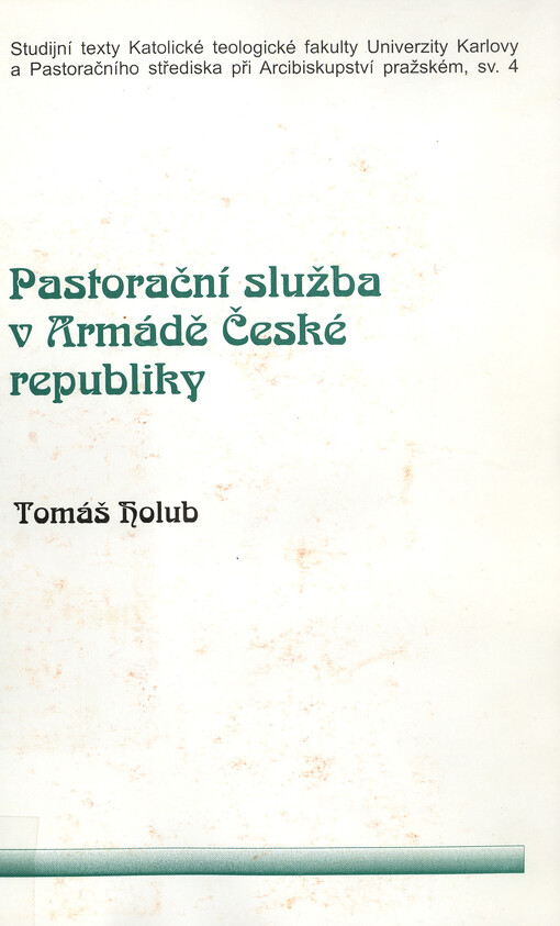 Pastorační služba v Armádě České republiky