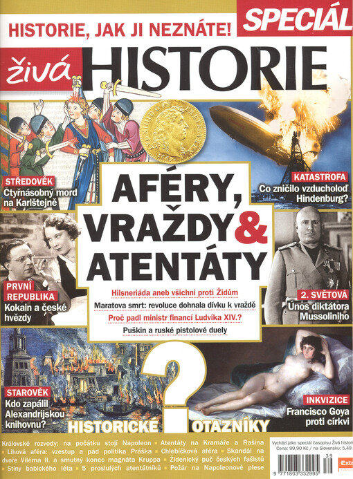  Aféry, vraždy & atentáty