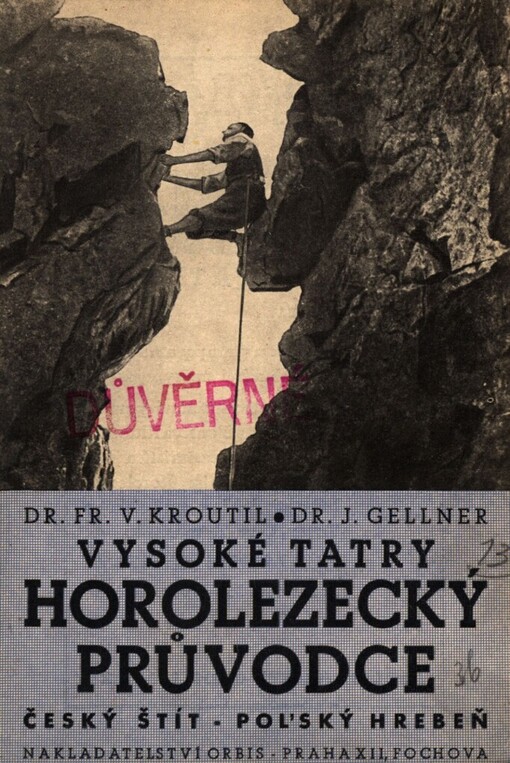 Vysoké Tatry: horolezecký průvodce