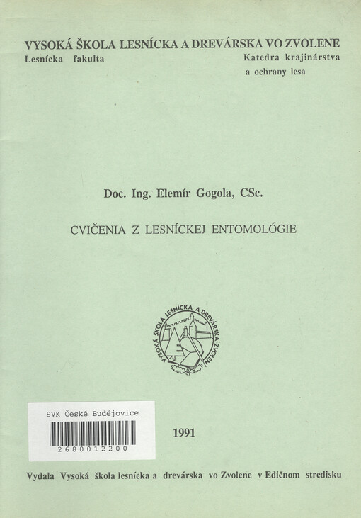 Cvičenia z lesníckej entomológie