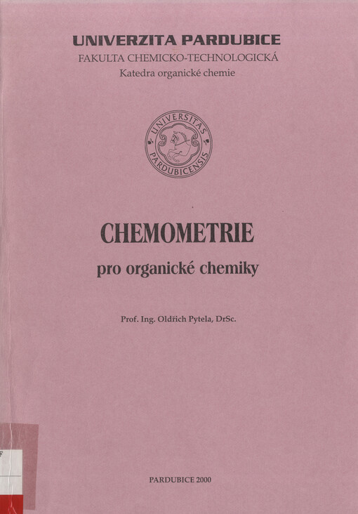 Chemometrie pro organické chemiky